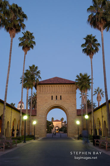 Entrance to the Quad. Stanford, California.