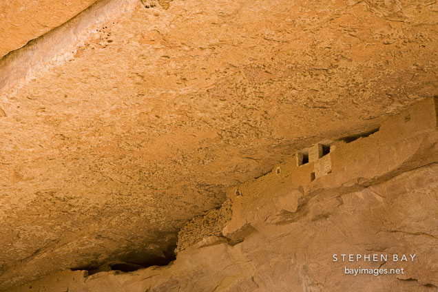 Cliff Palace has nine storage rooms. Mesa Verde NP, Colorado.