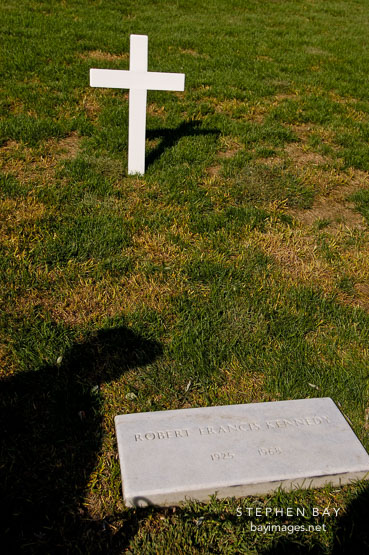 Robert Kennedy gravesite. Arlington National Cemetery. Arlington, Virginia, USA.