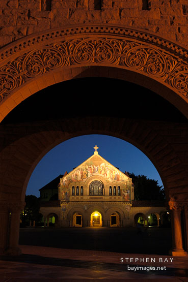 Stanford Memorial Church, Stanford University.