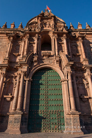 Cathedral door. Cusco, Peru.