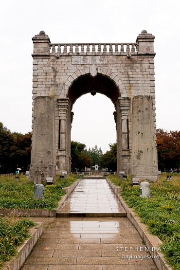 Dongnimmun, or Independence Gate. Seoul, South Korea.