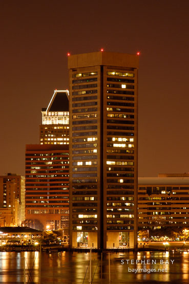World trade center. Inner harbor, Baltimore, Maryland, USA.