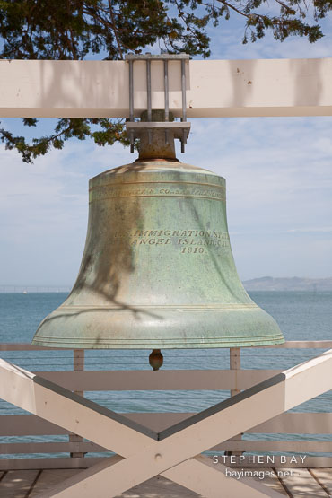 Angel Island US Immigration Station bell.