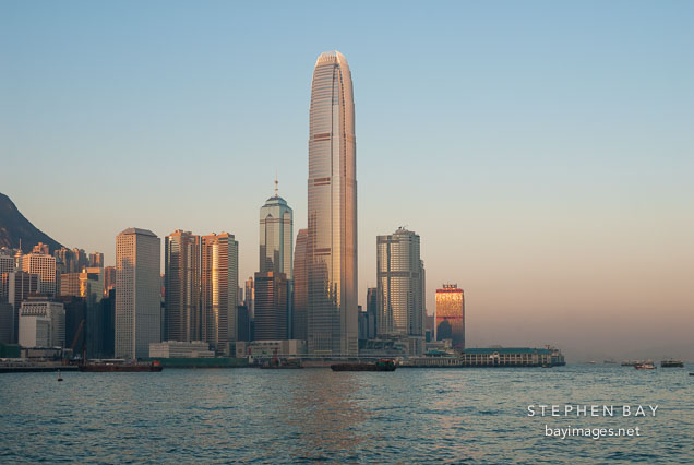 Morning skyline. Hong Kong, China.