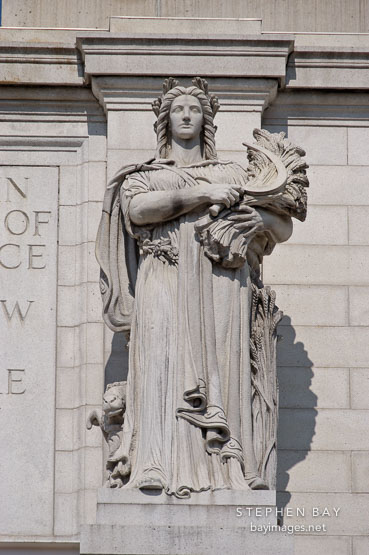 Statue of Ceres. Union Station. Washington, D.C., USA.