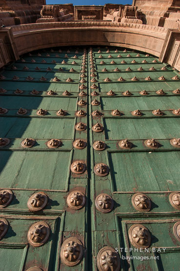 Cathedral door. Cusco, Peru.