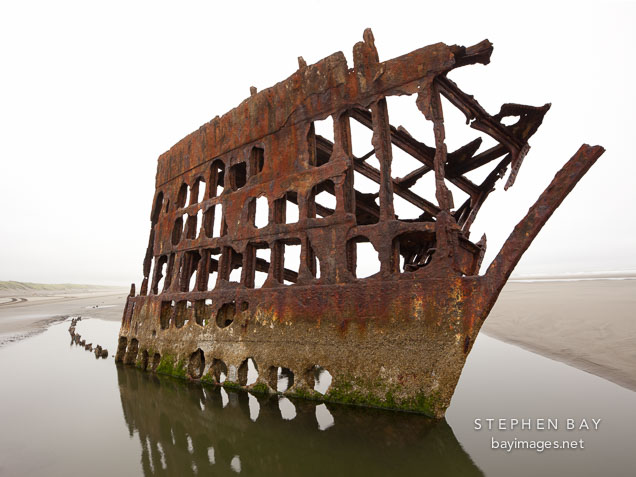 Peter Iredale shipwreck.