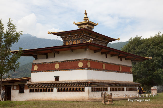 Chimi Lhakhang. Lobesa valley, Bhutan.