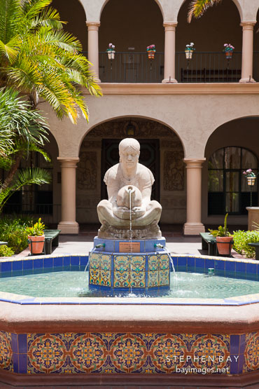 Aztec woman of Tehuantepec. House of Hospitality, Balboa Park, San Diego.