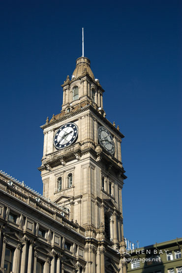 Clock tower of the General Post Office. Melbourne, Australia.