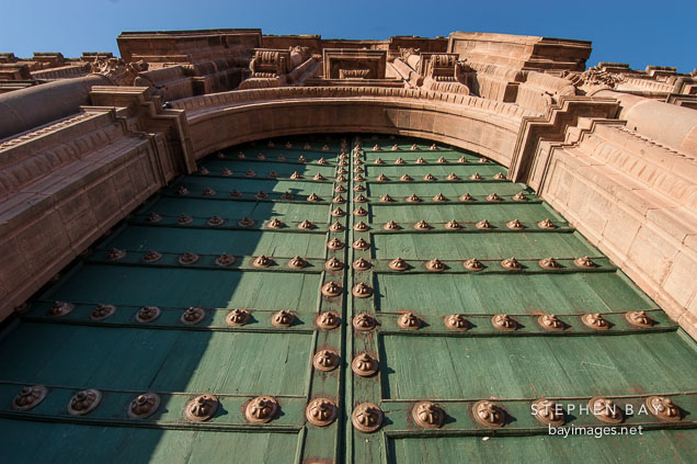 Cathedral door. Cusco, Peru.