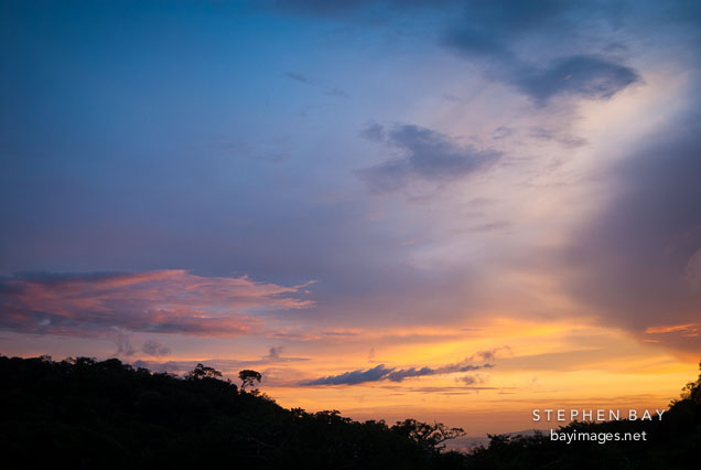 Sunset. Monteverde, Costa Rica.