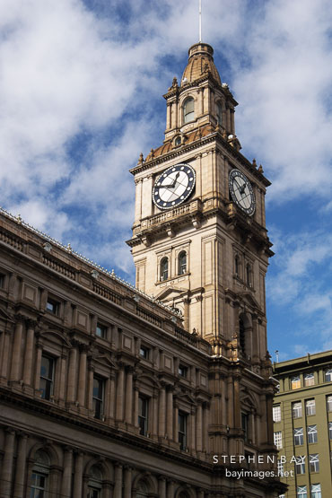 Clock tower of the General Post Office. Melbourne, Australia.