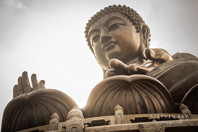 Tian Tan Buddha. Lantau Island, Hong Kong, China.