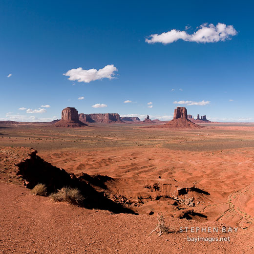 View from Artist's point. Monument Valley, Arizona.