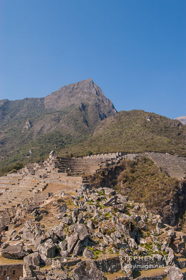 Quarry used to build the city. Machu Picchu, Peru.