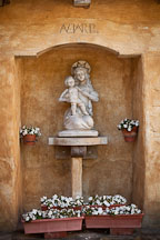 Shrine to Mary and Jesus. Carmel Mission, California. - Photo #26812