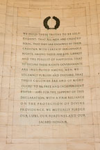 We hold these truths to be self-evident. Jefferson Memorial, Washington, D.C. - Photo #29112