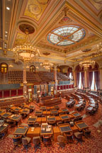 Iowa senate at the state capitol. Des Moines, Iowa. - Photo #33013
