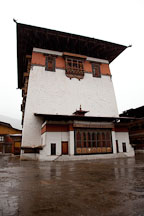Main tower at Rinpung Dzong. Paro, Bhutan. - Photo #24014