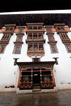 Entrance to the main tower at Paro Dzong. Paro, Bhutan. - Photo #24015