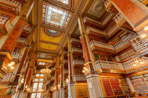 Law library. Iowa State Capitol, Des Moines. - Photo #33016