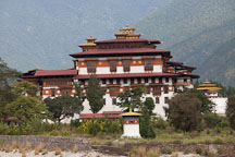Punakha Dzong also known as Pungtang Dechen Photrang Dzong. Punakha, Bhutan. - Photo #23316