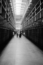 Cellhouse corridor. Alcatraz, San Francisco, California. - Photo #817
