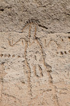 Petroglyph of human figure. Petroglyph point, California. - Photo #27217