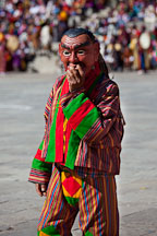 Atsara at the tsechu. Thimphu, Bhutan. - Photo #22418