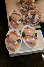 Fresh sashimi. Noryangjin Fish Market in Seoul. - Photo #21218