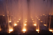 Fountain at the Music center. Los Angeles, California, USA. - Photo #4519