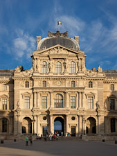 The Pavillon Sully at the Louvre. Paris, France. - Photo #31602