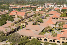 Aerial view of the Quad at Stanford University. - Photo #21920