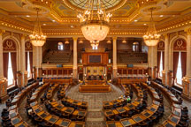 Chamber of the House of Representatives. Iowa State Capitol, Des Moines. - Photo #33021