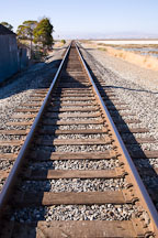 Railway tracks. Alviso, San Jose, California. - Photo #16623