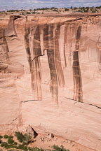 Antelope House Ruin and Canyon Wall. Canyon de Chelly NM, Arizona. - Photo #18324