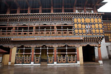 Monastic quarter of Rinpung Dzong in Paro, Bhutan. - Photo #24024