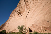 Canyon wall and Antelope House. Canyon de Chelly NM, Arizona. - Photo #18125