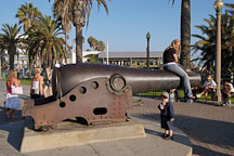 Cannon. Palisades Park, Santa Monica, California, USA. - Photo #8227