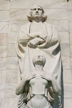Detail of the Christopher Columbus Memorial Fountain at Union Station. Washington, D.C., USA. - Photo #11227