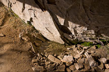 Water seeps through the rock to form a pool. Balcony House, Mesa Verde NP, Colorado. - Photo #18727
