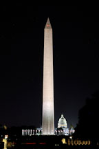 Washington Monument and U.S. Capitol. Washington, D.C., USA. - Photo #11429