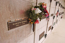 Grave of Marilyn Monroe. Hollywood Memorial Park Cemetery. Los Angeles, California, USA. - Photo #6603
