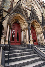 Steps to the United Methodist Church. Mount Vernon Place, Baltimore, Maryland, USA. - Photo #3903