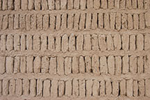 Adobe brick wall. Huaca Pucllana, Lima, Peru - Photo #8730