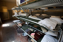 Bunk beds. Angel Island Immigration Station, California. - Photo #22030