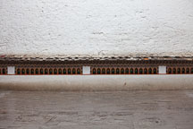Prayer wheels at Paro Dzong. Paro, Bhutan. - Photo #24030