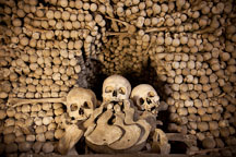 Mound of bones. Sedlec Ossuary, Czech Republic. - Photo #29797